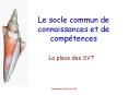 Le socle commun de connaissances et de comp PowerPoint PPT Presentation