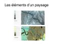Les lments dun paysage PowerPoint PPT Presentation