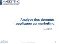 Analyse des donnes applique au marketing PowerPoint PPT Presentation