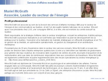 Muriel McGrath Associ