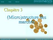(Micro)structure des march