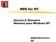 NDS for NT
