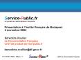 ServicePublic'fr Le portail de ladministration franaise PowerPoint PPT Presentation