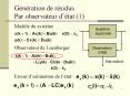 Gnration de rsidus Par observateur dtat 1 PowerPoint PPT Presentation