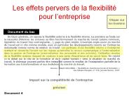 Les effets pervers de la flexibilit