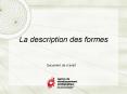 La description des formes PowerPoint PPT Presentation