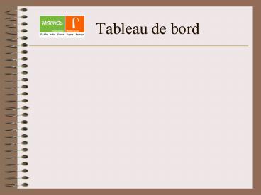 Tableau de bord