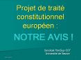 Projet de trait constitutionnel europen : PowerPoint PPT Presentation