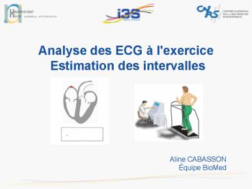 Analyse des ECG l'exercice Estimation des intervalles