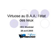 Virtuose au B.A.A.: l