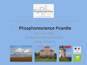 Phosphorescience Picardie