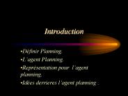 Dfinir Planning'