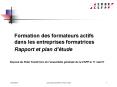 Formation des formateurs actifs dans les entreprises formatrices PowerPoint PPT Presentation