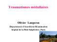 Traumatismes mdullaires PowerPoint PPT Presentation