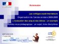 Sommaire PowerPoint PPT Presentation