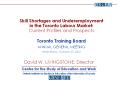 Skill Shortages and Underemployment in the Toronto Labour Market: Current Profiles and Prospects Tor PowerPoint PPT Presentation