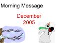 Morning Message PowerPoint PPT Presentation