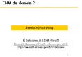 IHM de demain PowerPoint PPT Presentation