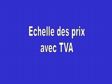 Prsentation PowerPoint