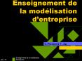 Enseignement de la modlisation dentreprise PowerPoint PPT Presentation