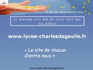 Le nouveau site web du lyc