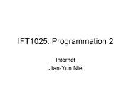 IFT1025: Programmation 2