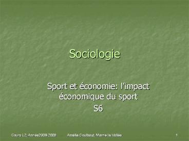 Sociologie