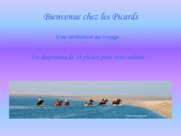 Bienvenue chez les Picards