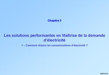 Prsentation PowerPoint