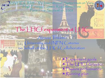 The LHCf experiment at LHC