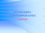 ECONOMIES CONTEMPORAINES