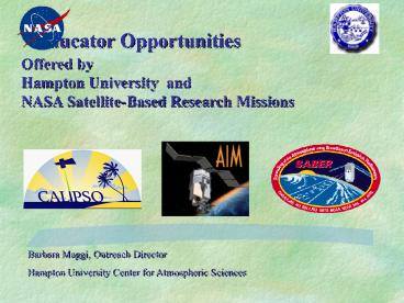 The SABER Instrument Aboard the TIMED Satellite