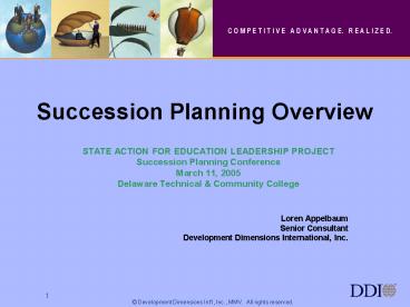 Succession Planning Overview