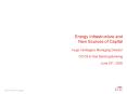 Energy Infrastructure and New Sources of Capital PowerPoint PPT Presentation