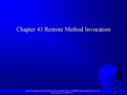 Chapter%2043%20Remote%20Method%20Invocation