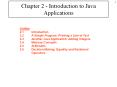 Chapter 2 - Introduction to Java Applications PowerPoint PPT Presentation