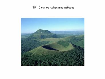 TP n2 sur les roches magmatiques