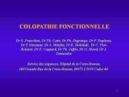 COLOPATHIE FONCTIONNELLE