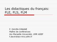 Les didactiques du fran