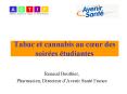 Tabac et cannabis au cur des soires tudiantes PowerPoint PPT Presentation