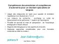 Comptences documentaires et comptences dautonomie pour un tudiant spcialiste en langues PowerPoint PPT Presentation