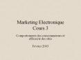 Marketing Electronique Cours 3 PowerPoint PPT Presentation