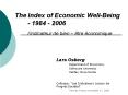 The Index of Economic Well-Being - 1984 - 2006 l PowerPoint PPT Presentation