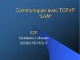 Communiquer avec TCP/IP  PowerPoint PPT Presentation