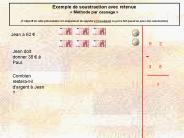 Soustraction avec retenue mthode par cassage