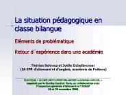La situation p