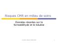 Risques CMR en milieu de soins PowerPoint PPT Presentation