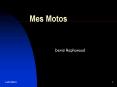 Mes Motos PowerPoint PPT Presentation