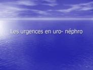 Les urgences en uro- n
