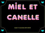 Miel et canelle